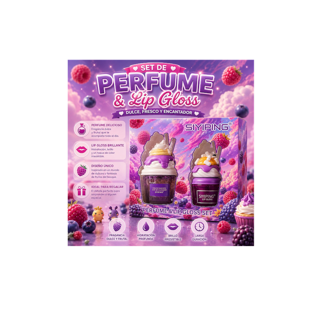 Perfumes 30ml & Lip Gloss