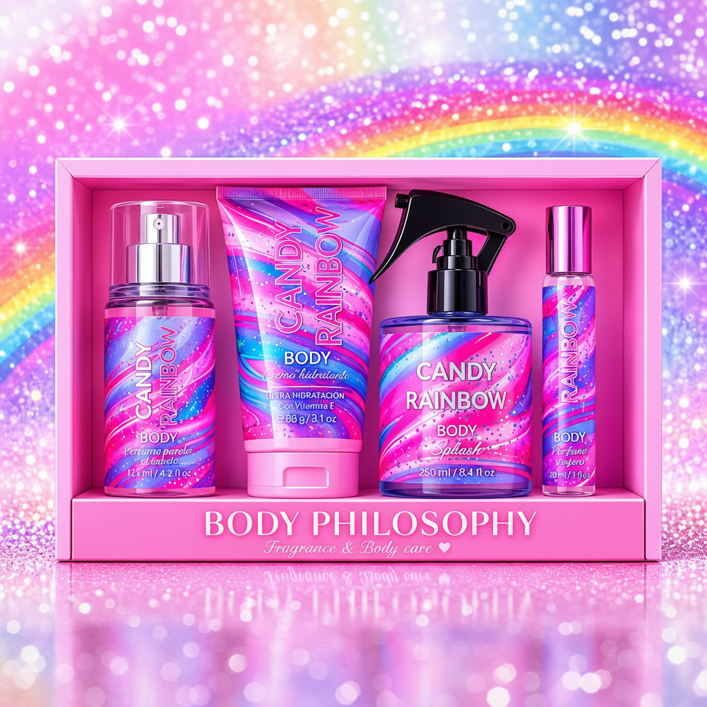 Set de Perfume 4pcs Candy Rainbow