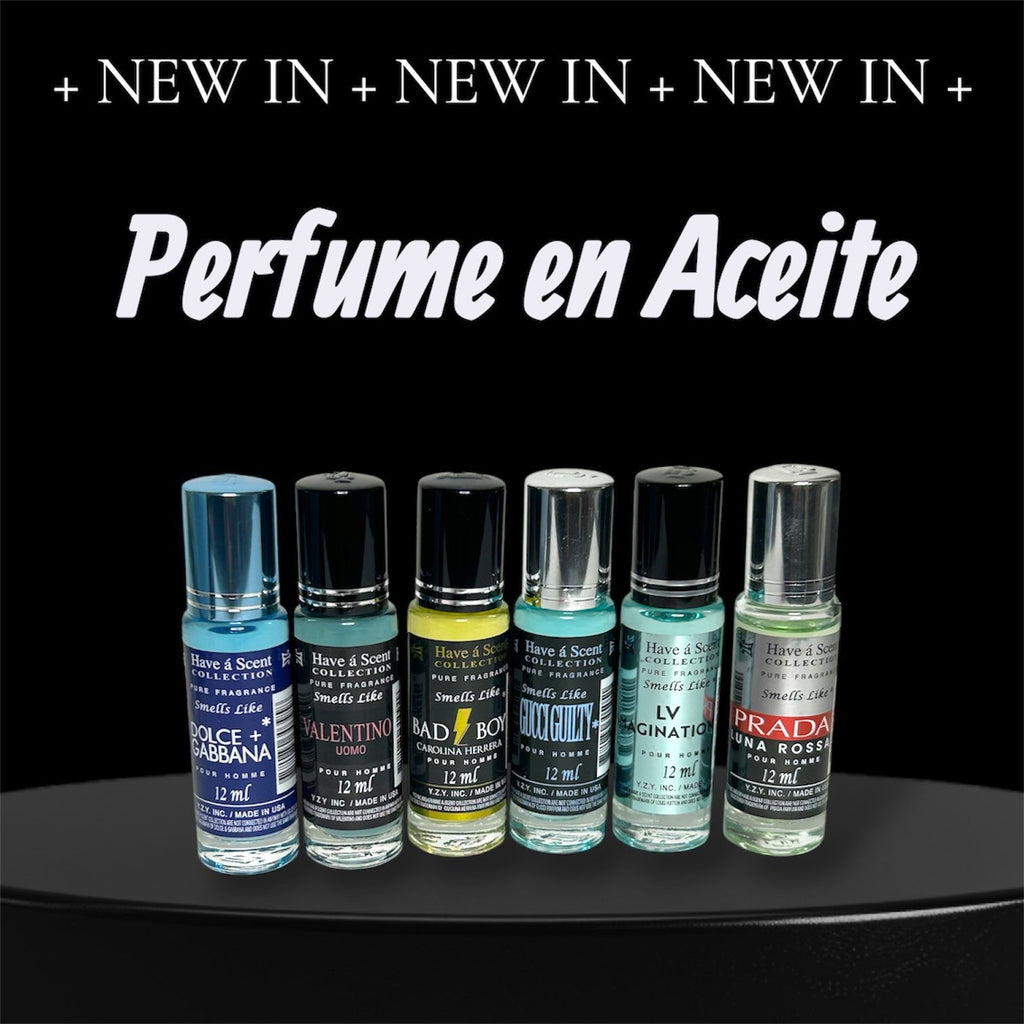 Perfumes en aceite para caballero