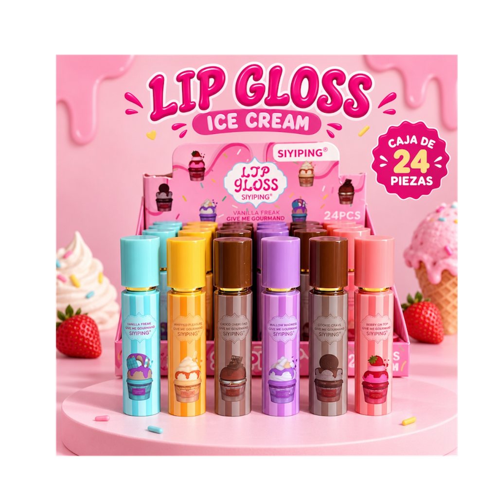 Lip gloss ice cream