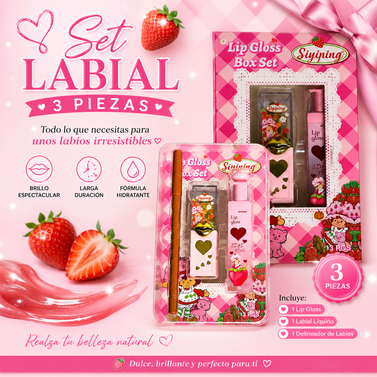 Set labial Fresita