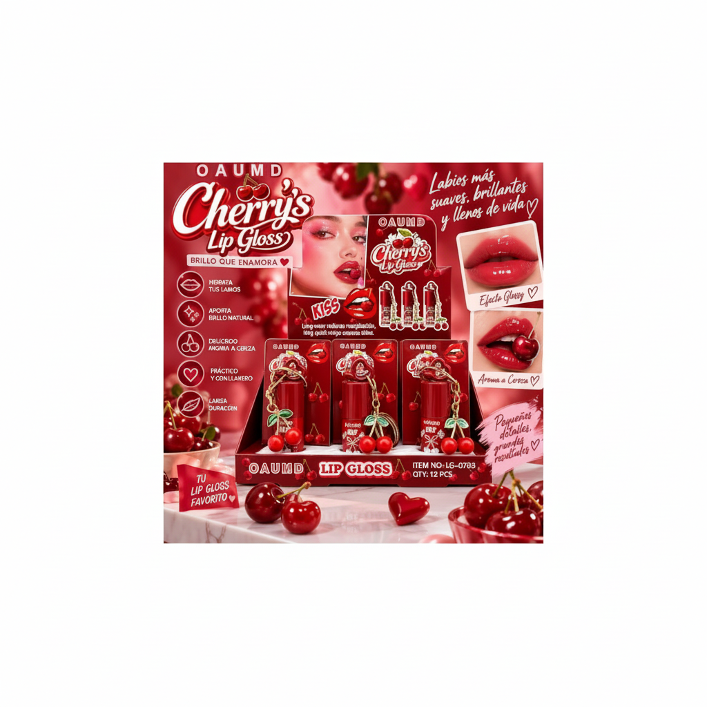 Lip gloss Cherry 12pz