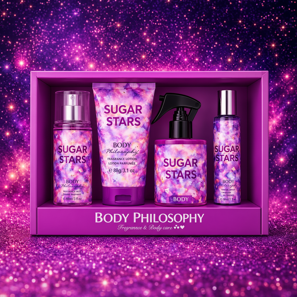 Set de 4pcs Sugar Stars