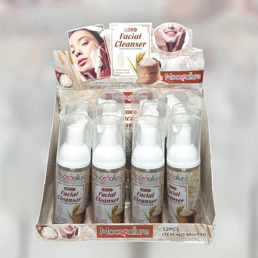 Espuma Facial de Arroz 12pz