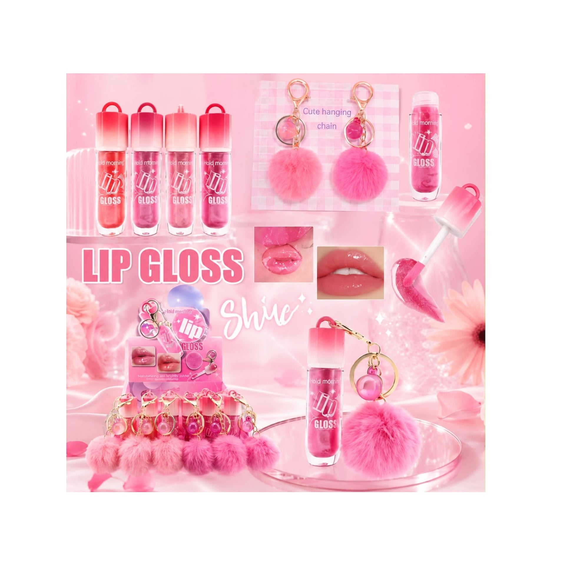 Lip gloss pon pon