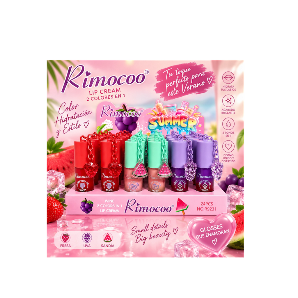 Lip gloss fruit