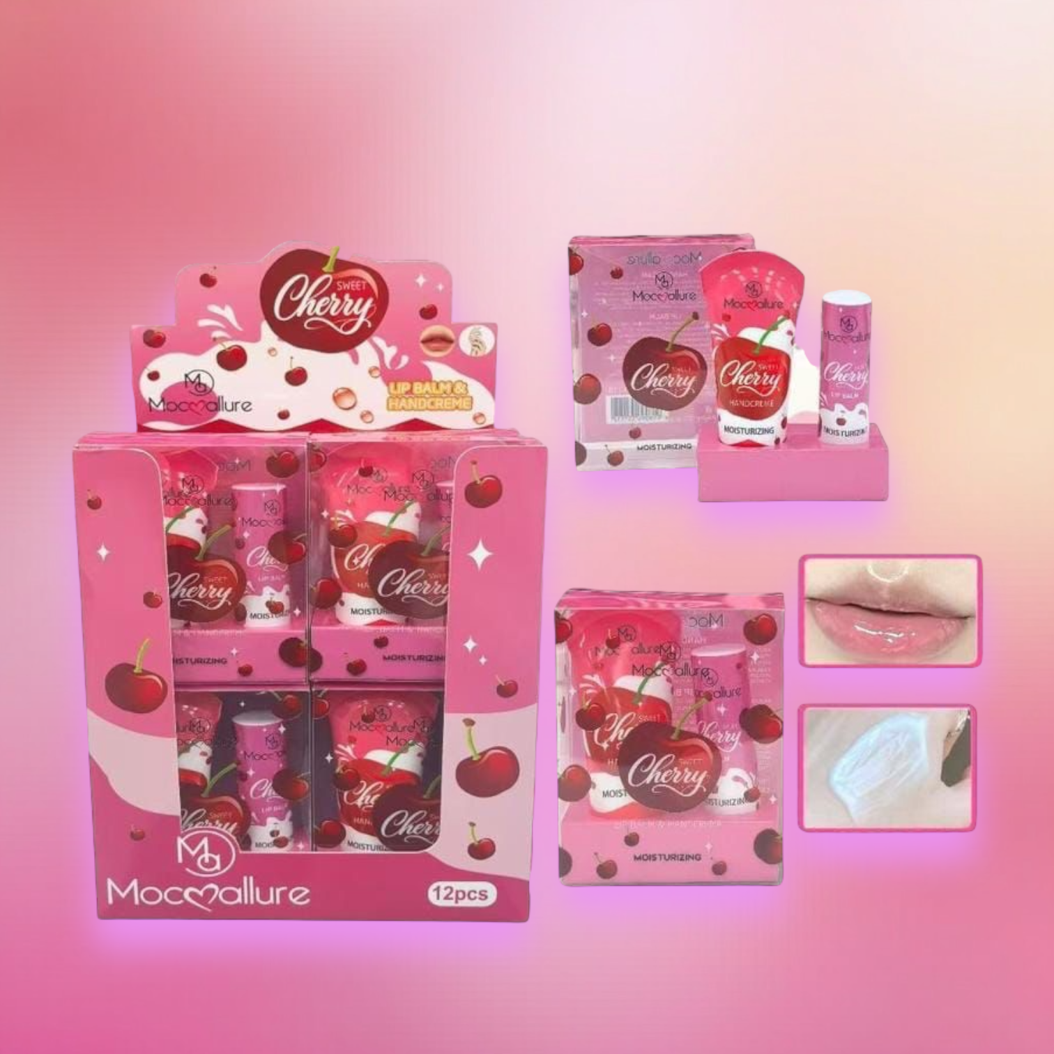 2 in 1 Set de lip balm + Crema hidratante