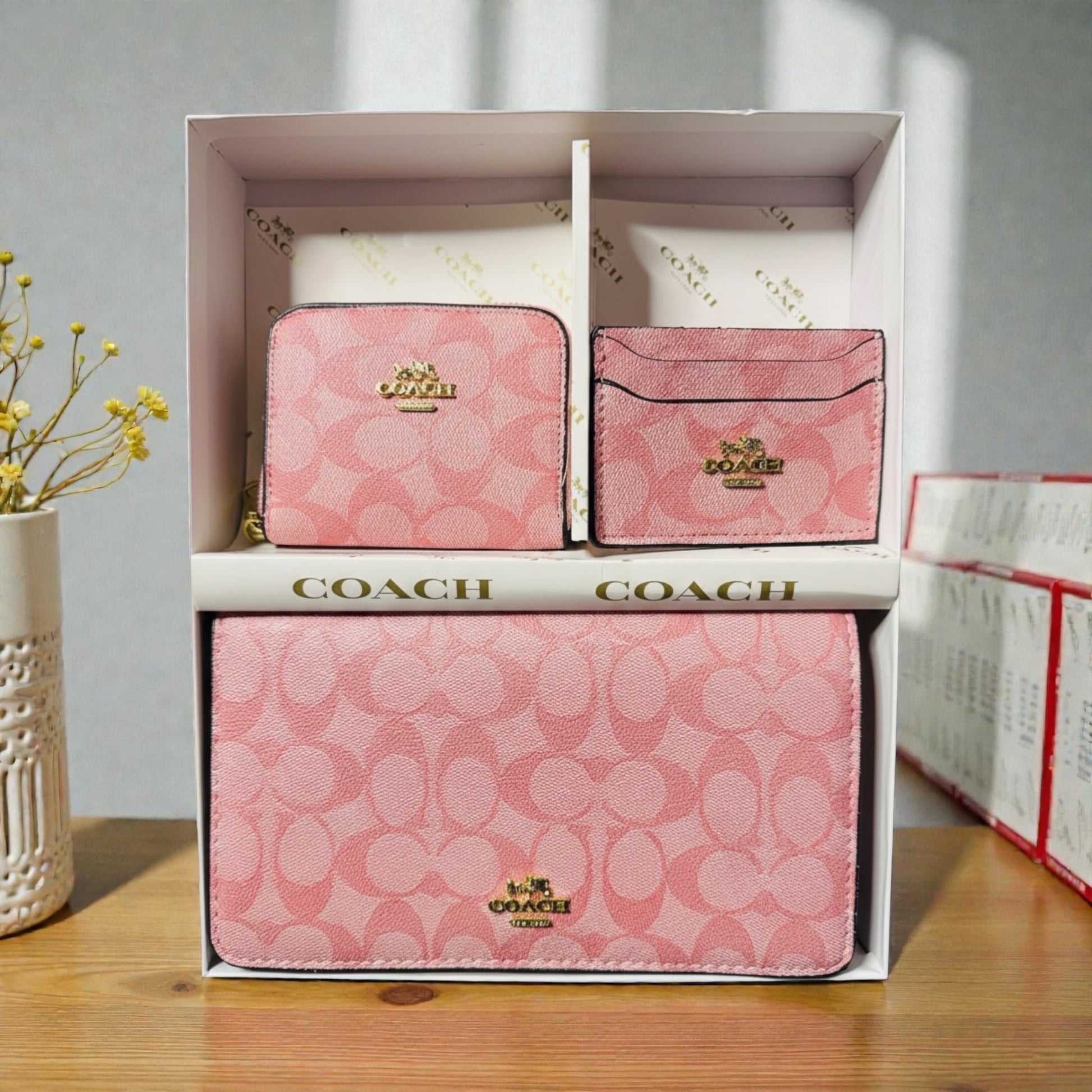 Set monedero+billetera+tarjetero