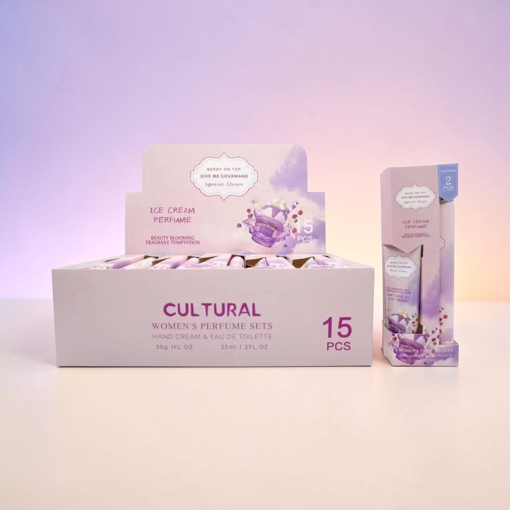 Set perfume Ice cream perfume viajero+crema de mano