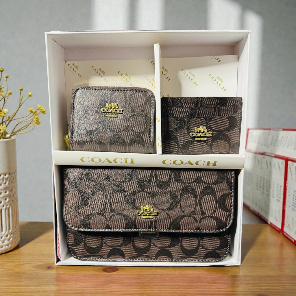 Set monedero+billetera+tarjetero