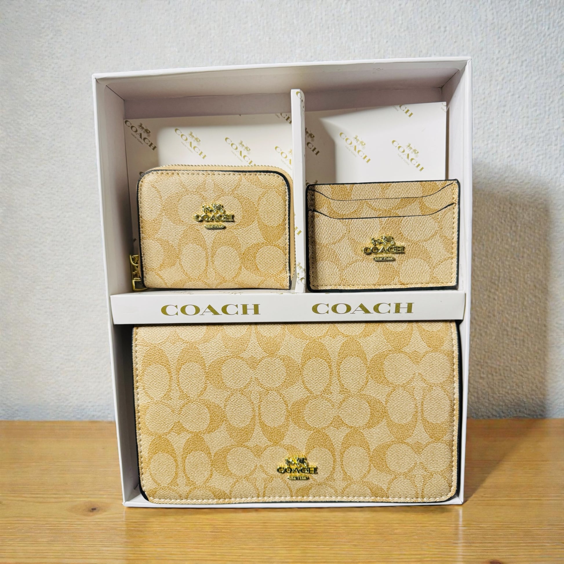 Set monedero+billetera+tarjetero