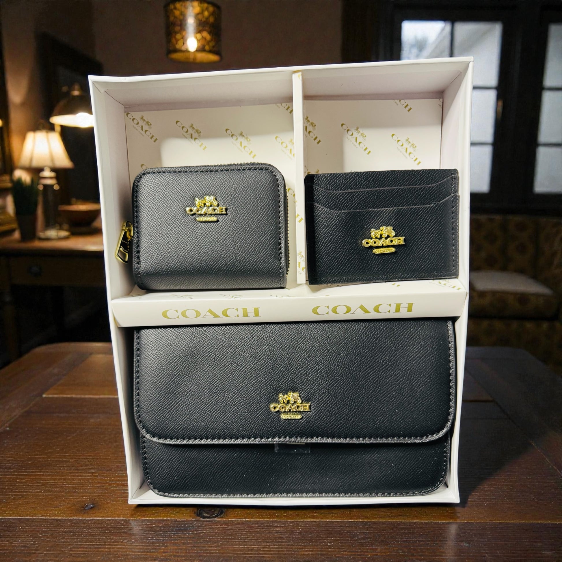 Set monedero+billetera+tarjetero