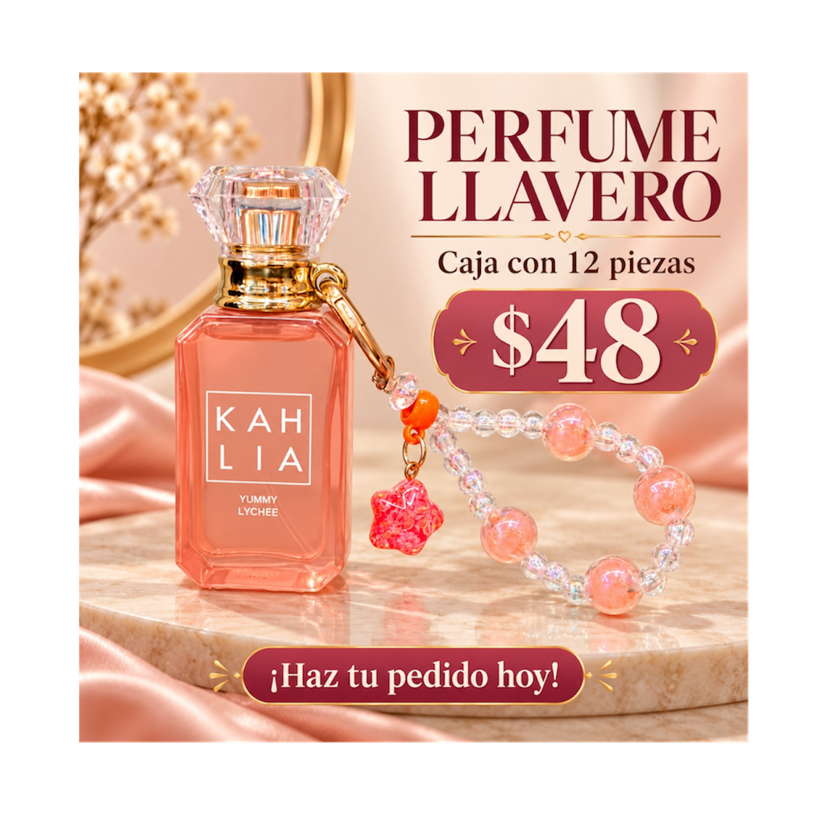 Perfume llavero  mini kah Lia