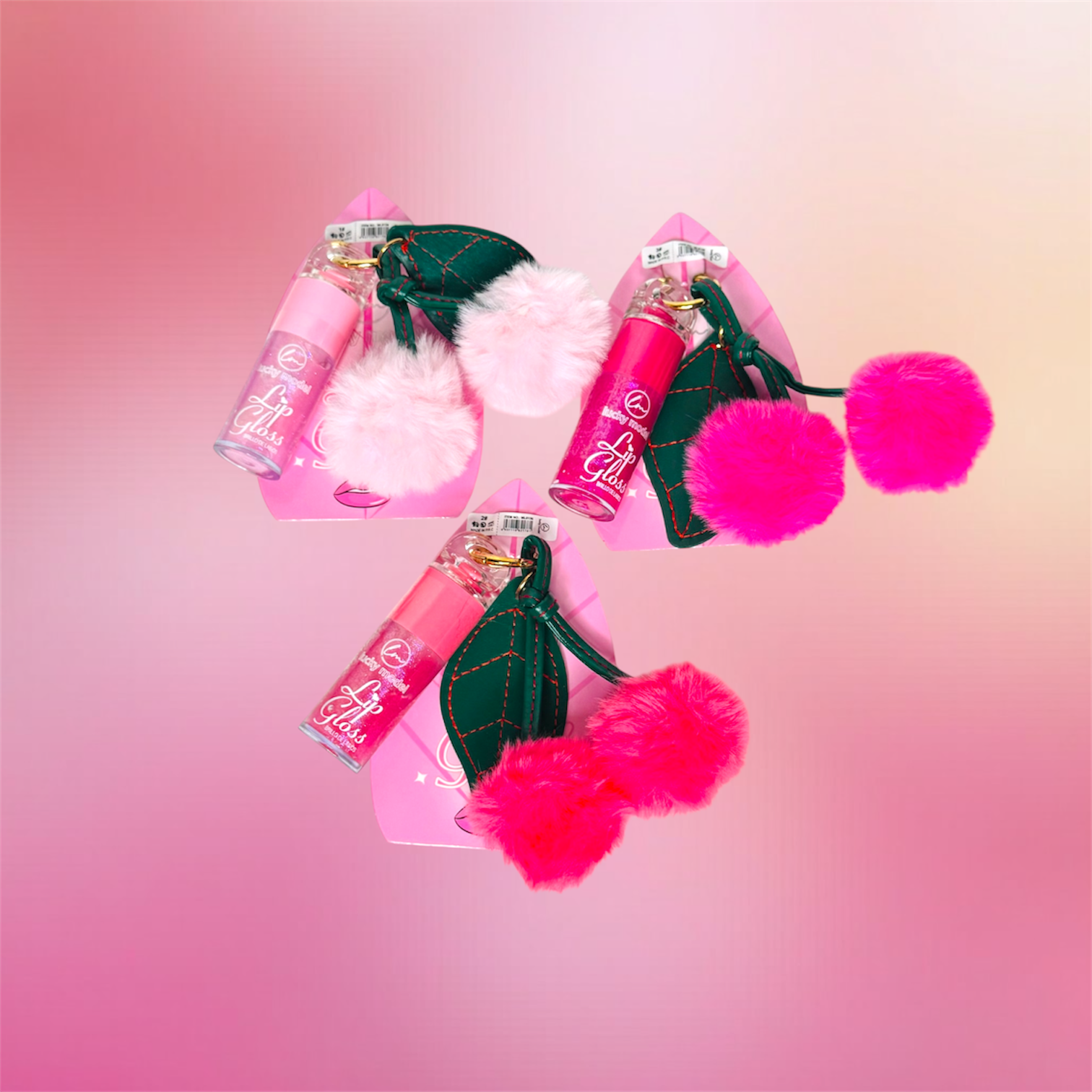 Lip gloss llavero Cherry