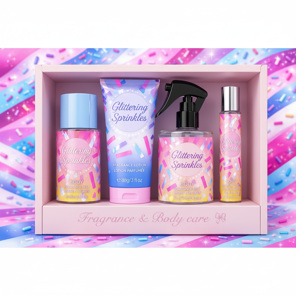Set de perfume de 4pcs Glittering Springkles