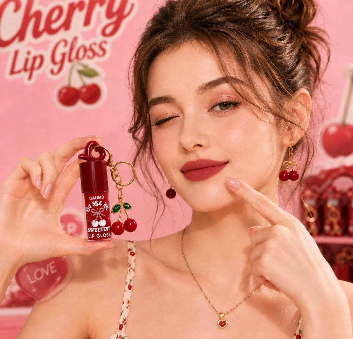 Lip gloss Cherry 12pz