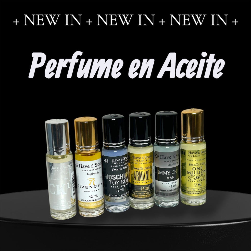 Perfumes en aceite para caballero