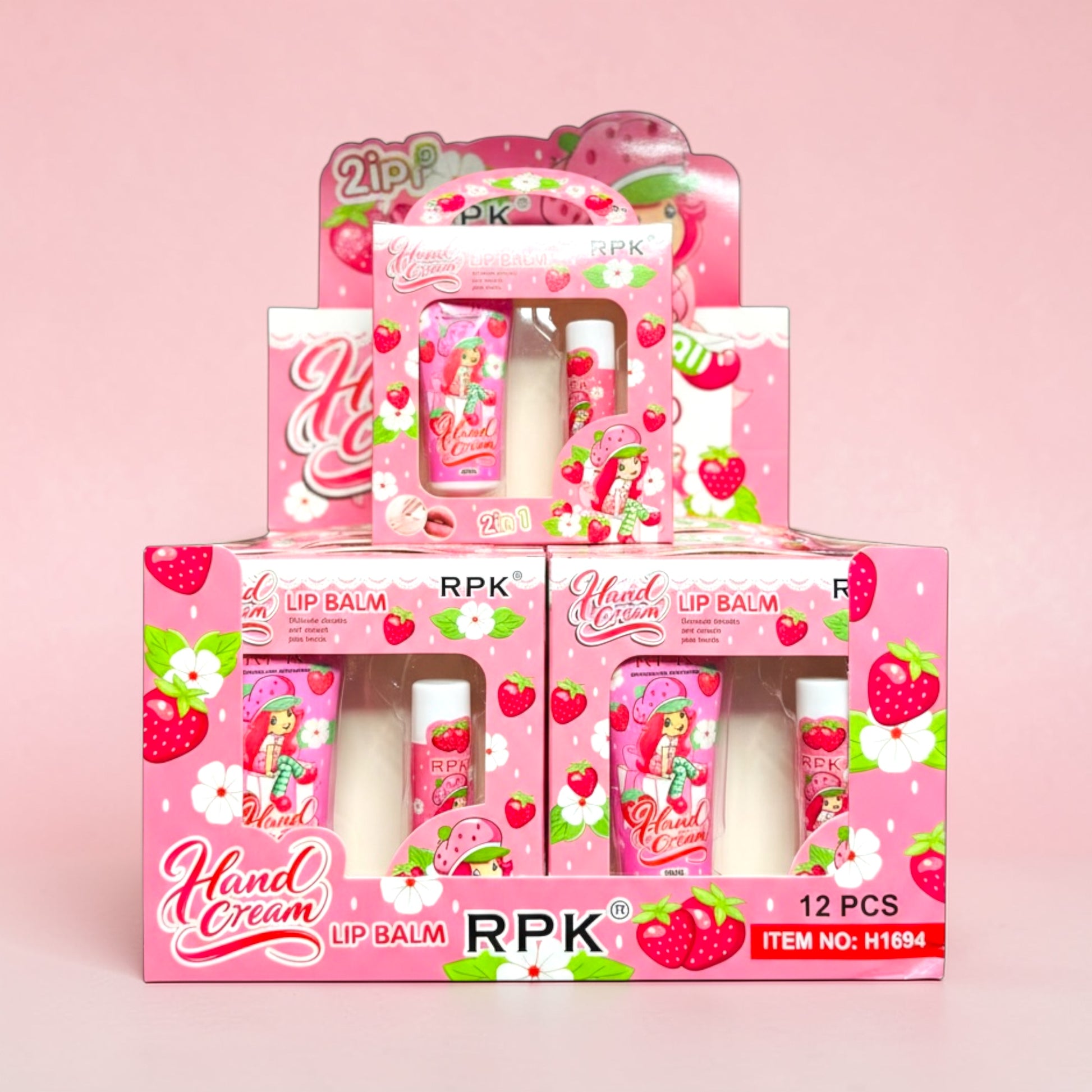 Set 2 in 1 crema de manos + lip balm