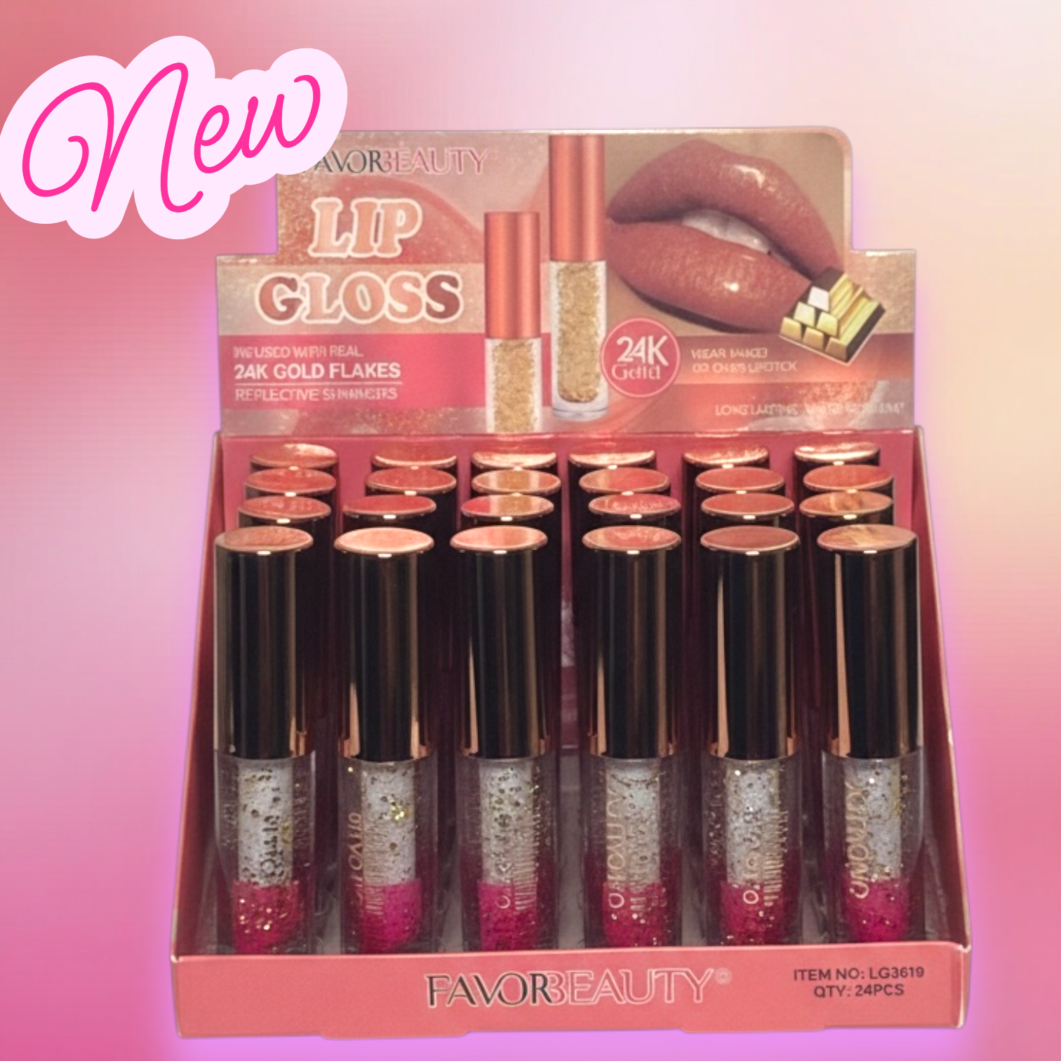 Lip gloss 24k