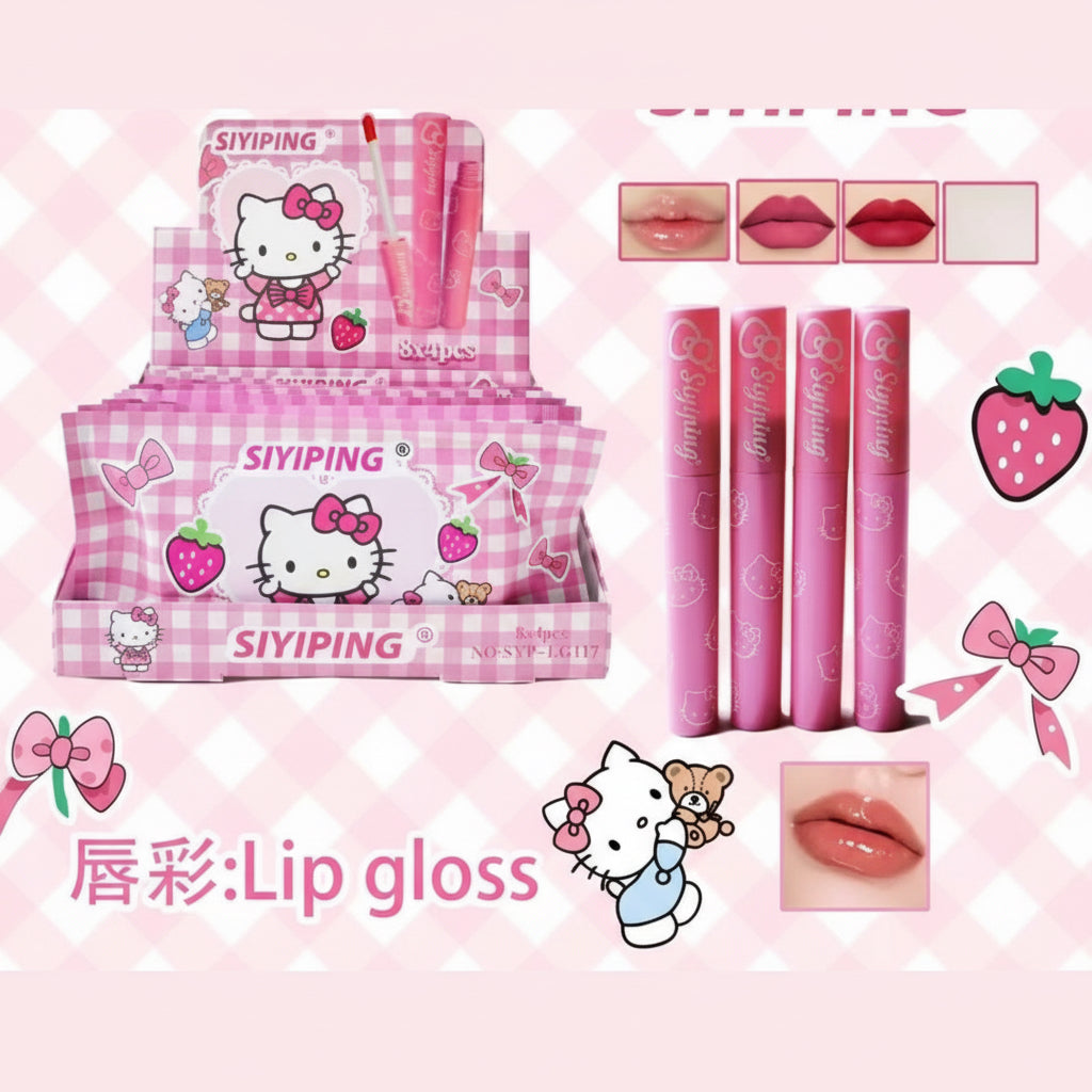 Set de lip gloss+ lip matte tonos diferentes