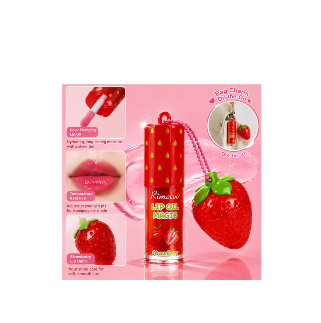 2 in 1 Lip gloss & lip balm caja 12pz
