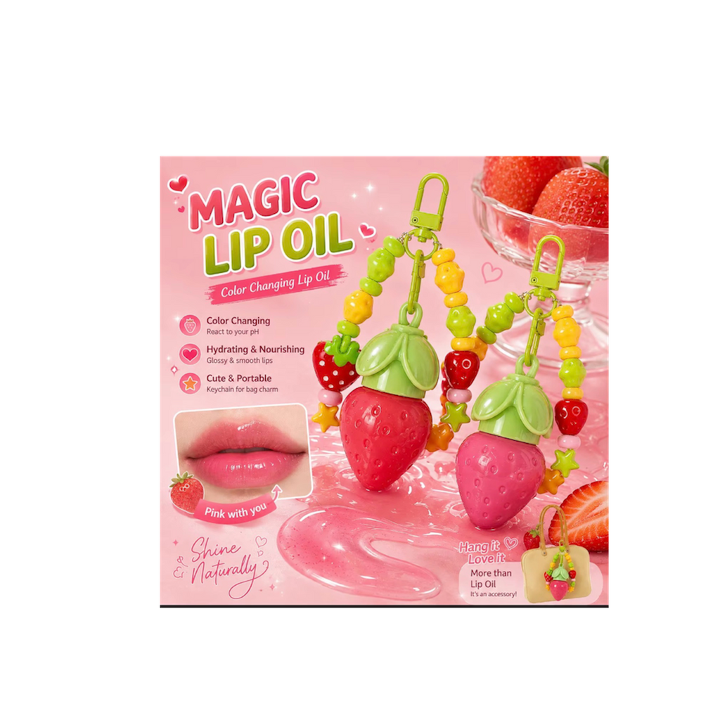 Lip gloss Fresita llavero caja 12pz