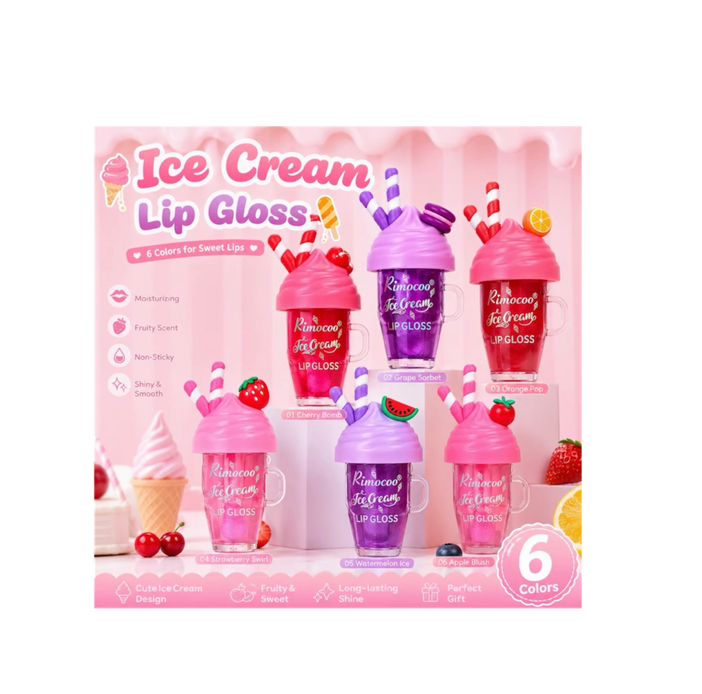 Lip Gloss Ice cream 12pz