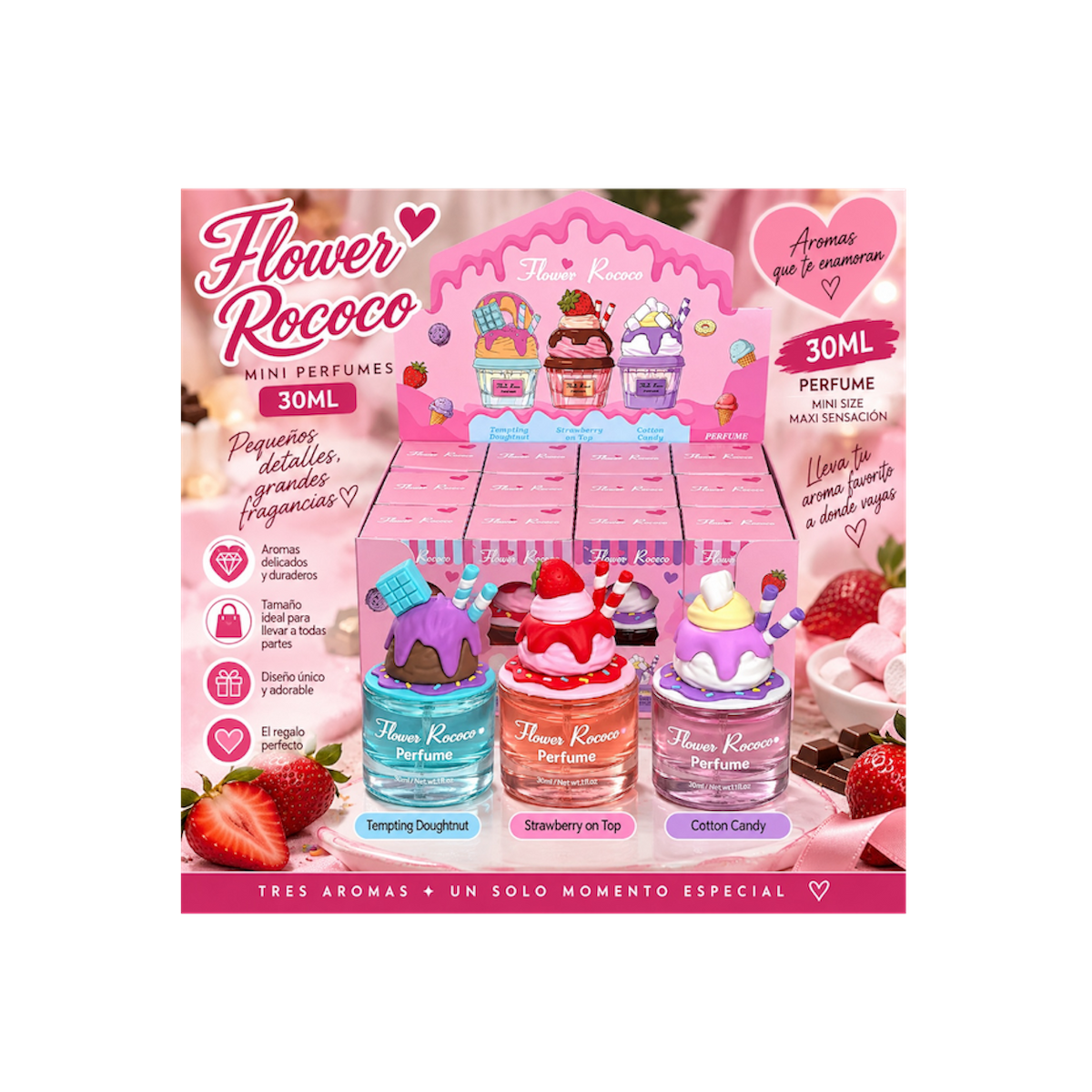 Mini perfumes ice cream 30ml